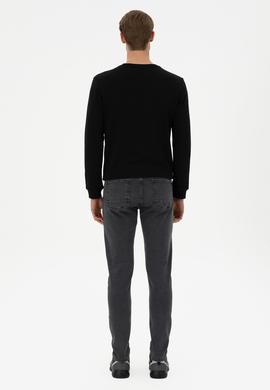 Erkek Gri Slim Fit Jean Pantolon - 50297161128