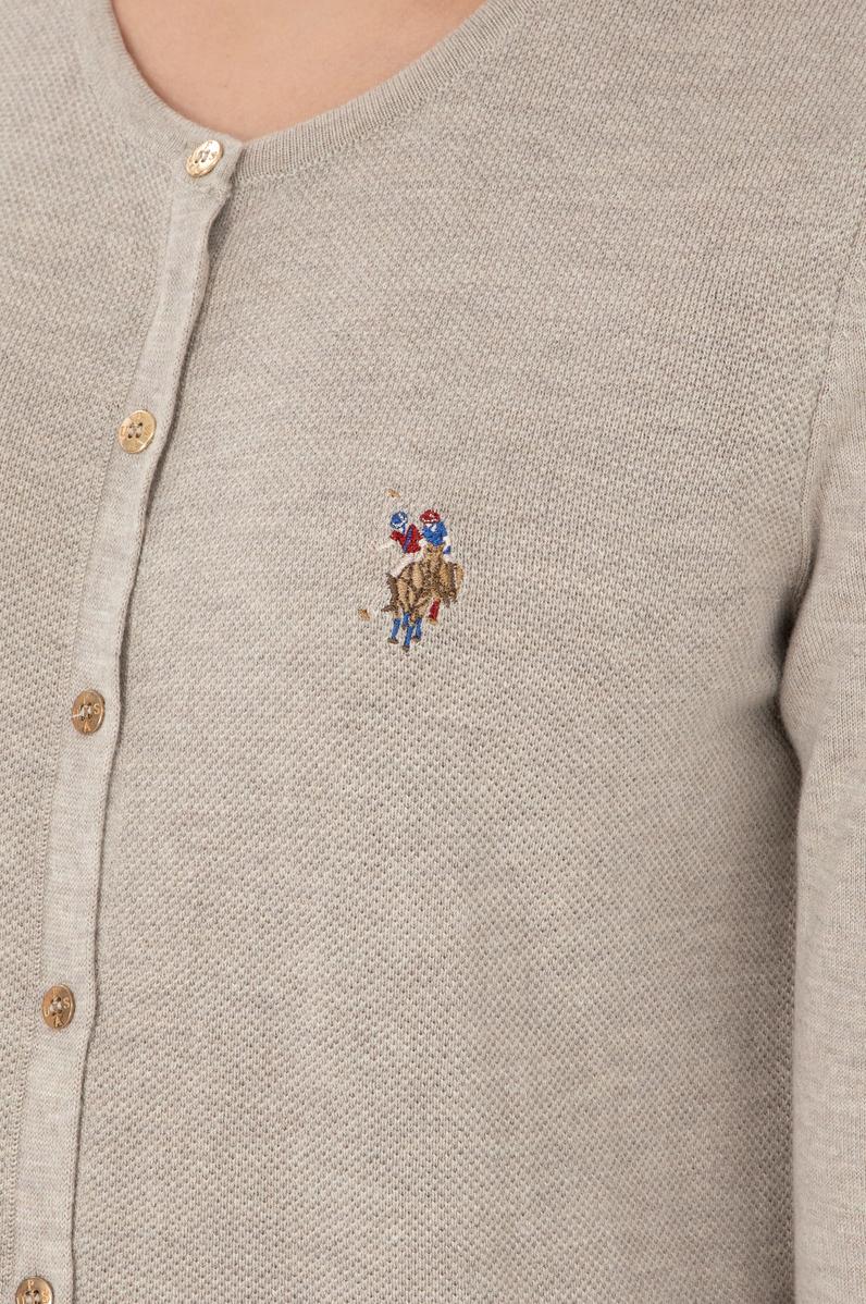 Kadın Taş Melanj Basic Triko Hırka