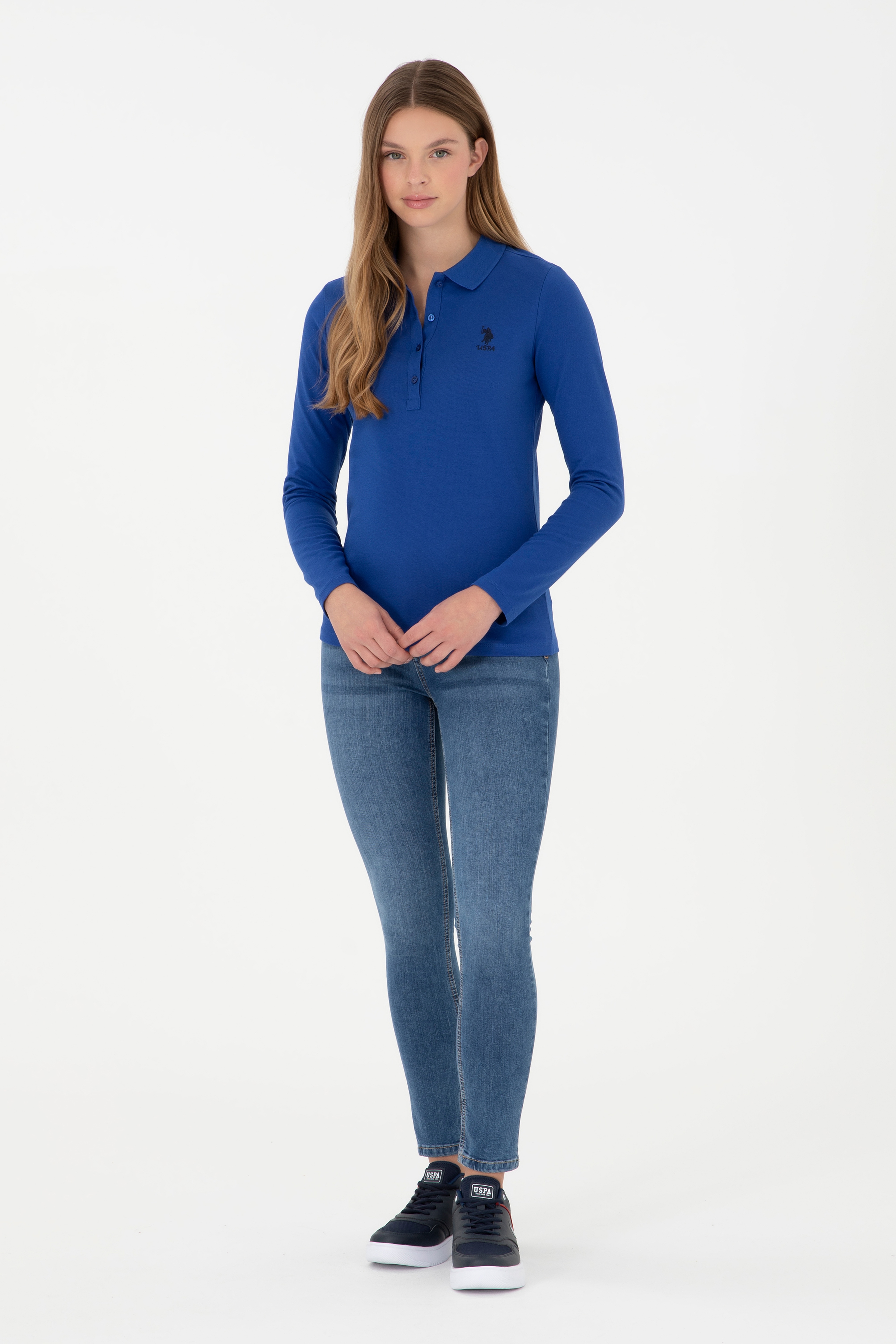 Kadın Saks Basic Sweatshirt