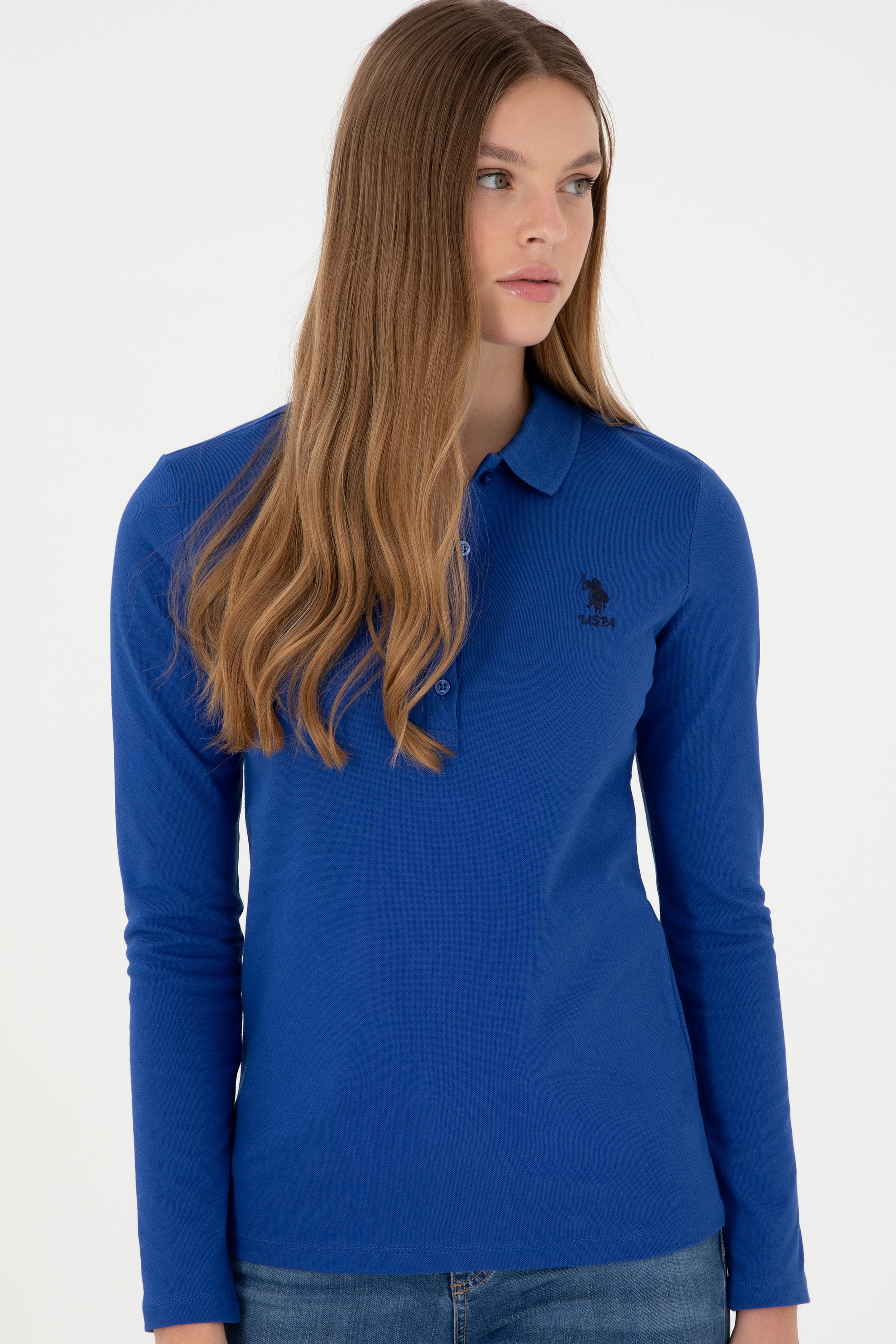 Kadın Saks Basic Sweatshirt