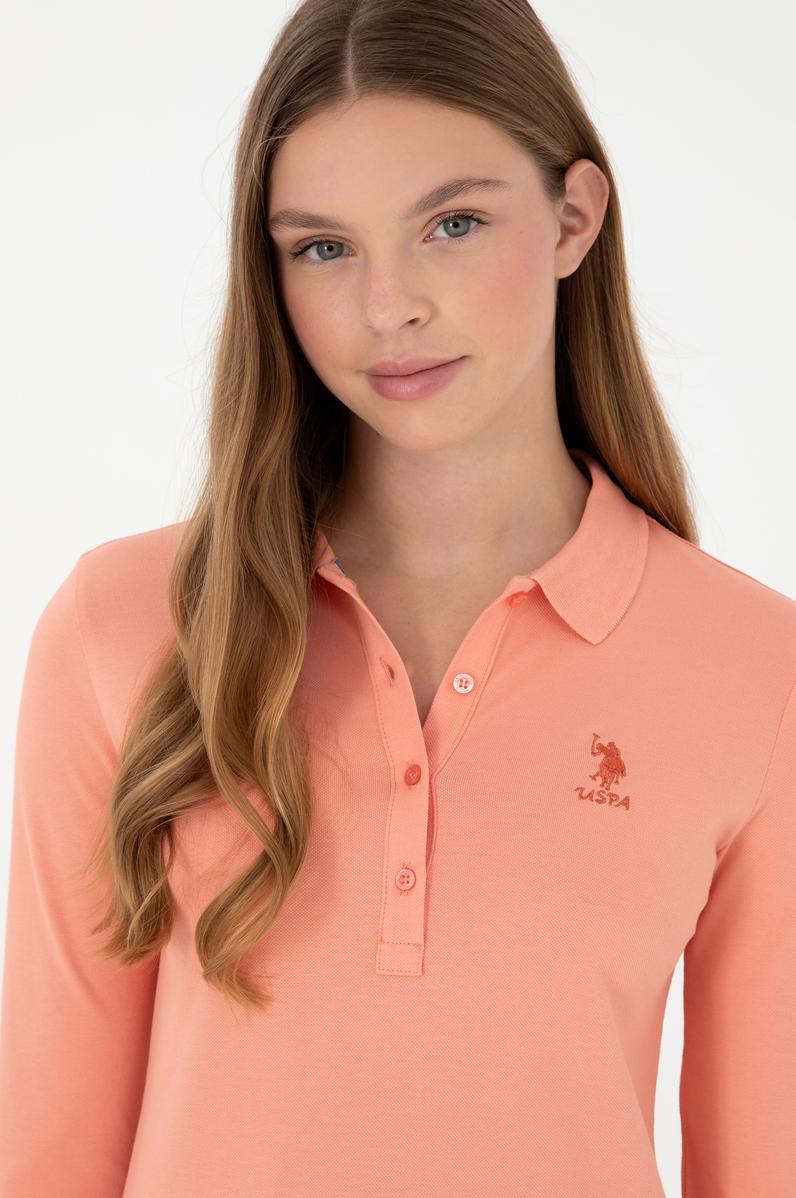 Kadın Somon Basic Sweatshirt