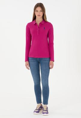 Kadın Fuşya Basic Sweatshirt - 50289541264