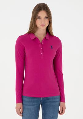 Kadın Fuşya Basic Sweatshirt - 50289541264