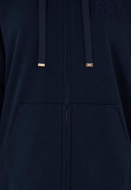 Kadın Lacivert Kapüşonlu Sweatshirt - 50289545006