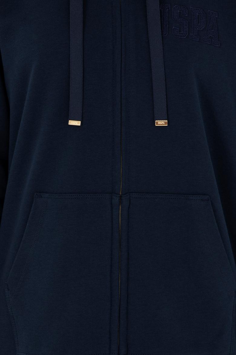 Kadın Lacivert Kapüşonlu Sweatshirt - 50289545006