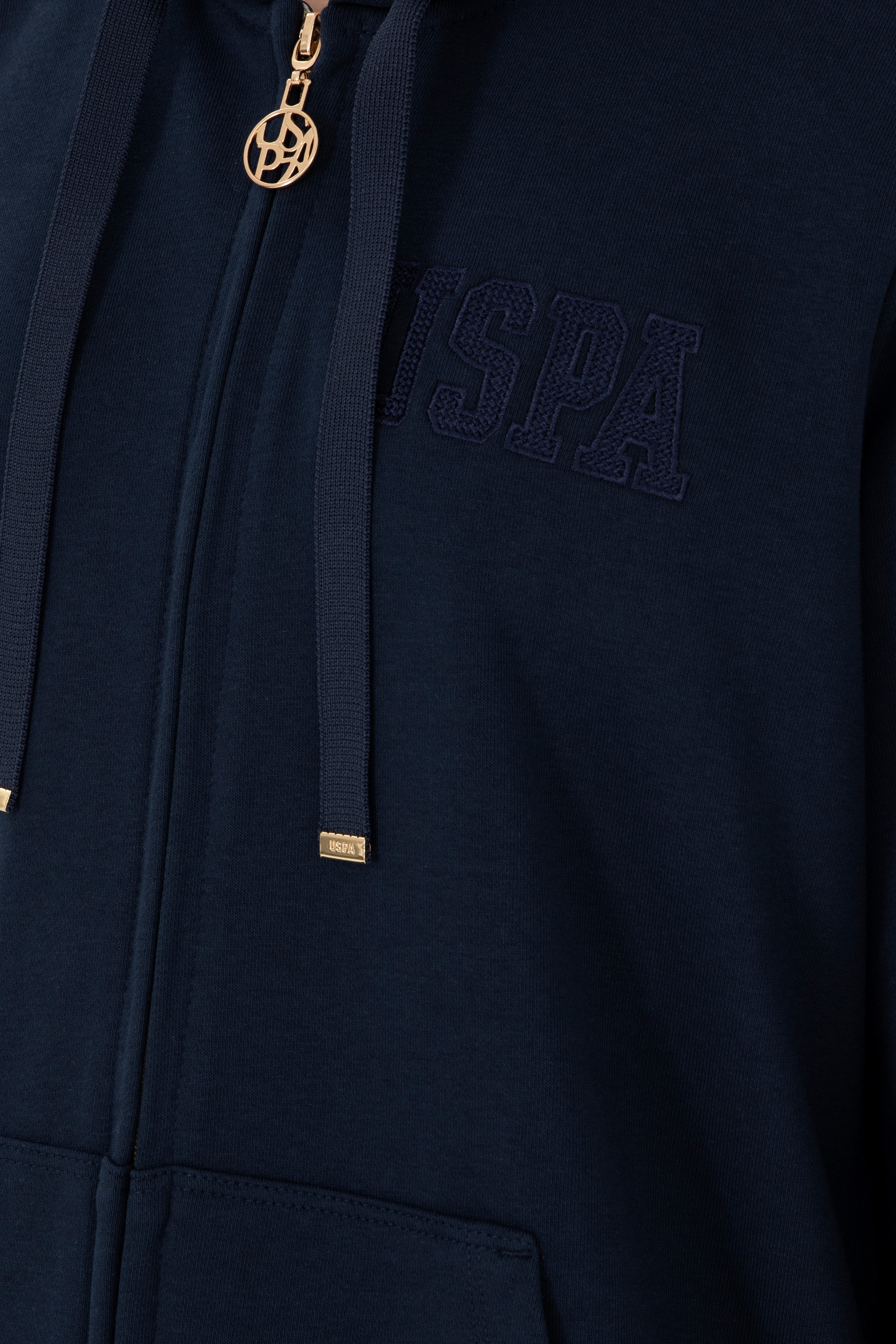Kadın Lacivert Kapüşonlu Sweatshirt