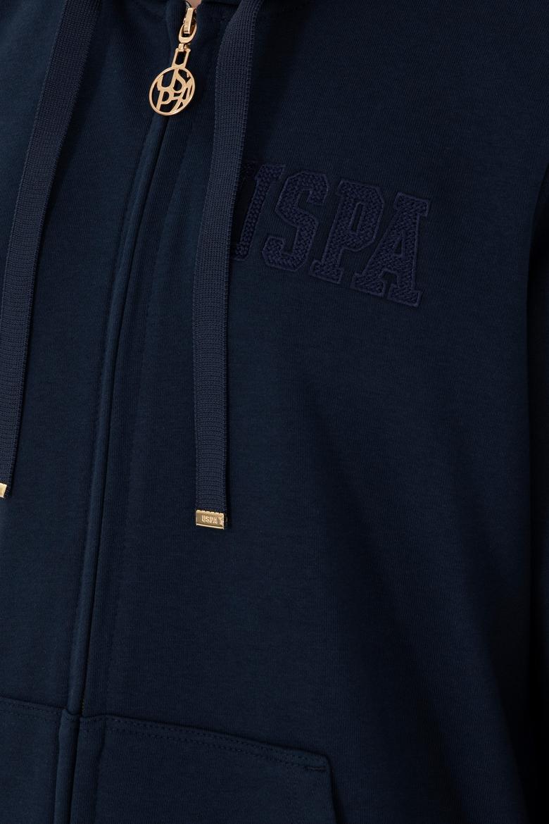 Kadın Lacivert Kapüşonlu Sweatshirt - 50289545006