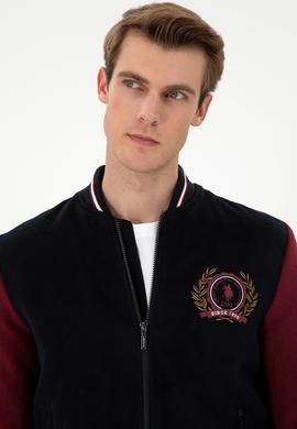 Erkek Lacivert Kaşe Mont - 50290767024