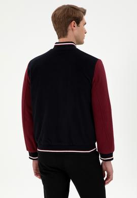 Erkek Lacivert Kaşe Mont - 50290767024