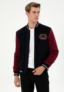 Erkek Lacivert Kaşe Mont - 50290767024