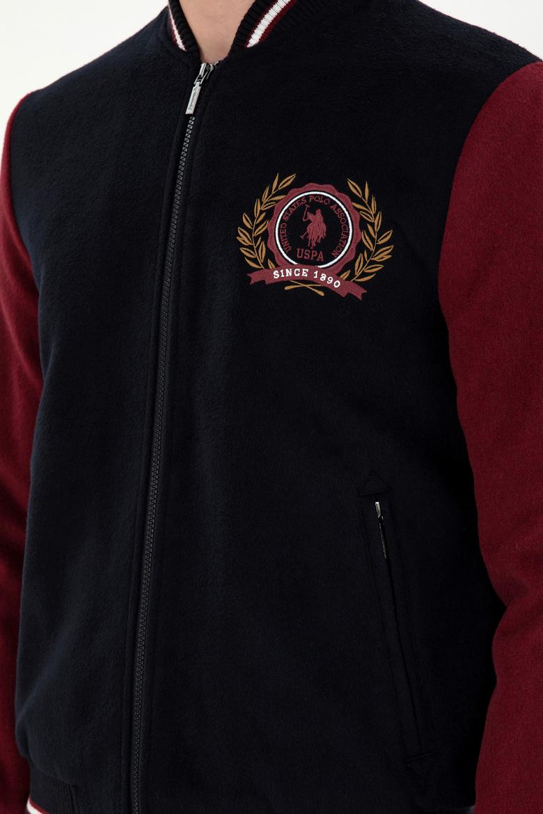 Erkek Lacivert Kaşe Mont - 50290767024