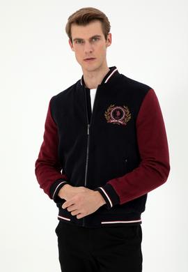 Erkek Lacivert Kaşe Mont - 50290767024