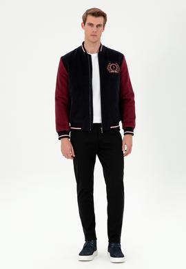 Erkek Lacivert Kaşe Mont - 50290767024