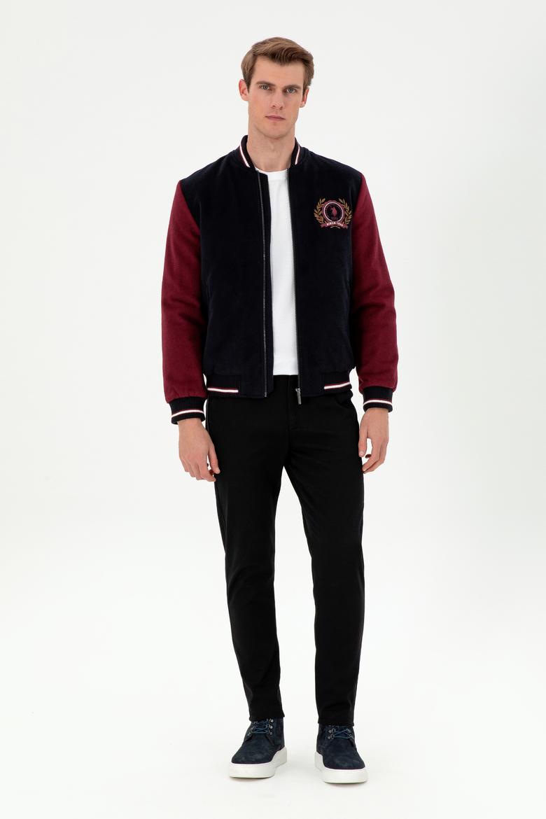 Erkek Lacivert Kaşe Mont - 50290767024