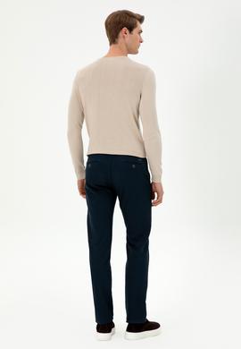 Erkek Lacivert Kanvas Pantolon - 50291164200