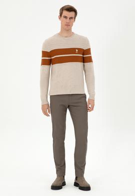 Erkek Vizon Kanvas Pantolon - 50291166731