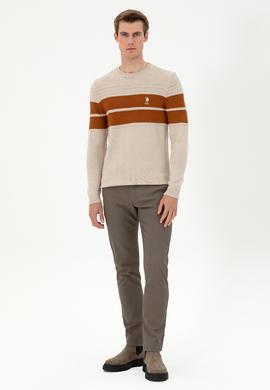 Erkek Vizon Kanvas Pantolon - 50291166731