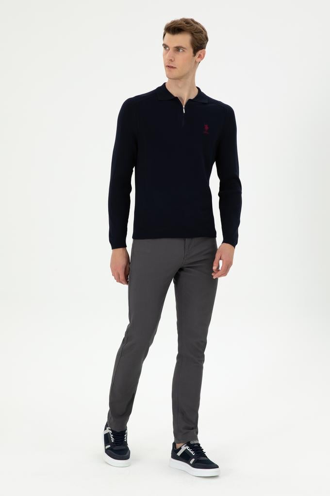 Erkek Antrasit Kanvas Pantolon