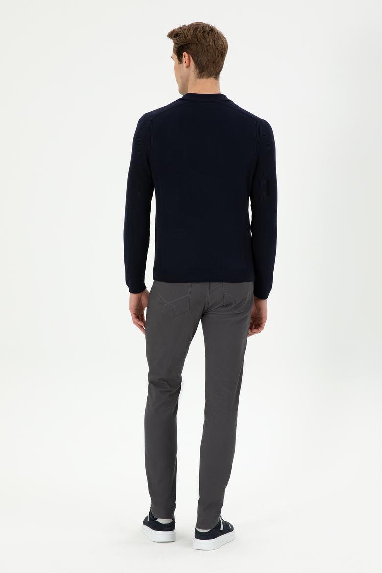 Erkek Antrasit Kanvas Pantolon - 50291161304