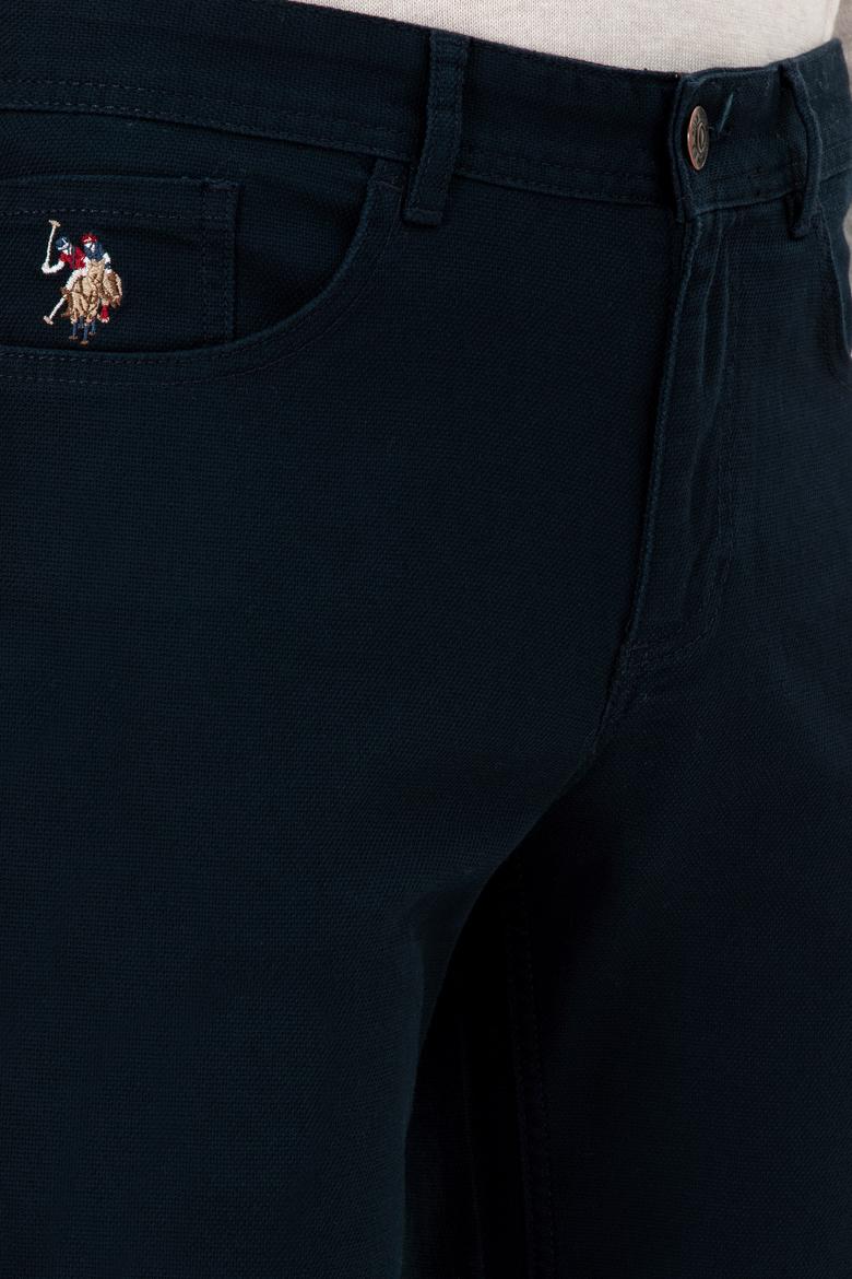 Erkek Lacivert Kanvas Pantolon - 50291165207