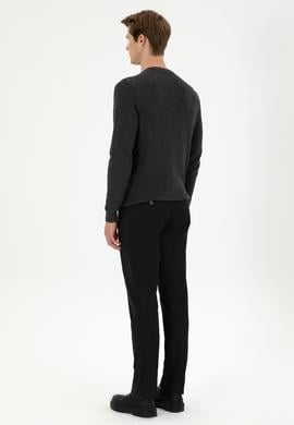Erkek Siyah Kanvas Pantolon - 50292194123