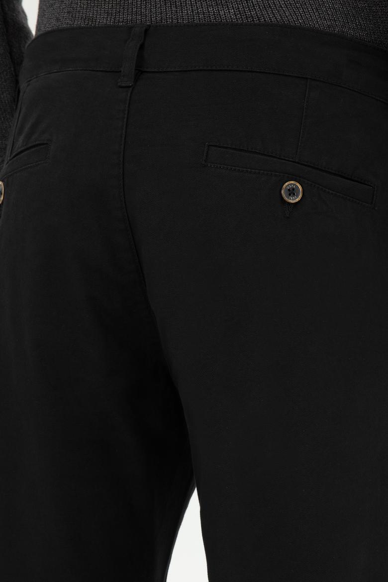 Erkek Siyah Kanvas Pantolon - 50292194123