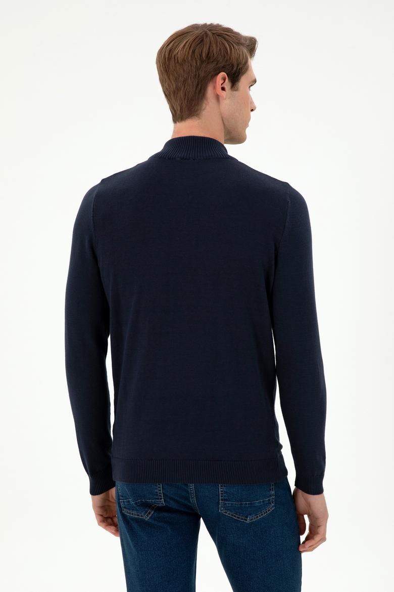 Erkek Lacivert Kazak - 50293398004