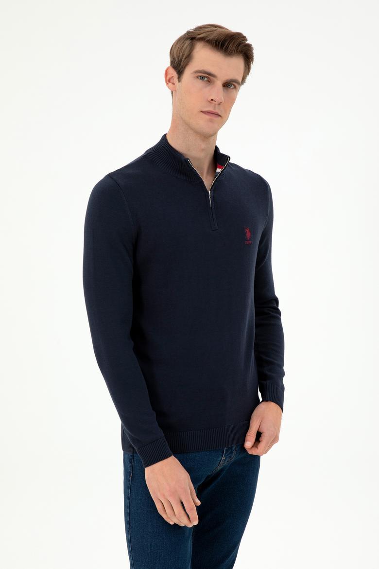 Erkek Lacivert Kazak