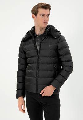 Erkek Siyah Deri Ceket - 50297249003