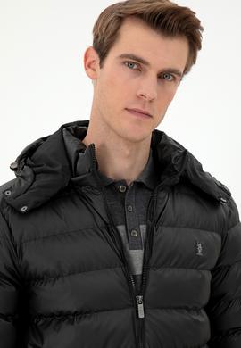 Erkek Siyah Deri Ceket - 50297249003