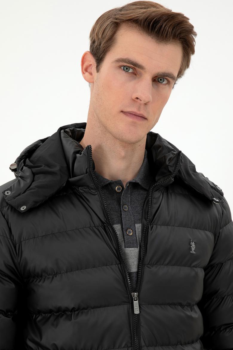 Erkek Siyah Deri Ceket - 50297249003