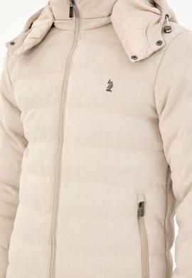 Erkek Bej Deri Ceket - 50297248005