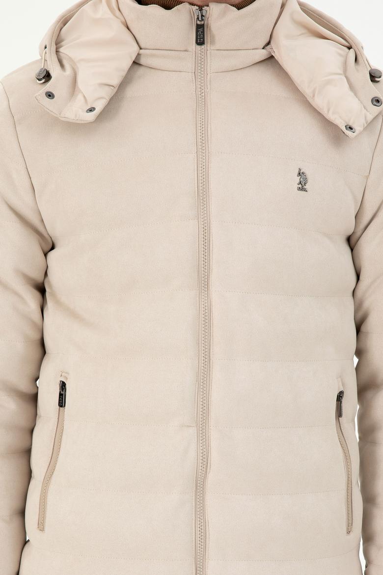 Erkek Bej Deri Ceket - 50297248005