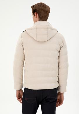 Erkek Bej Deri Ceket - 50297248005