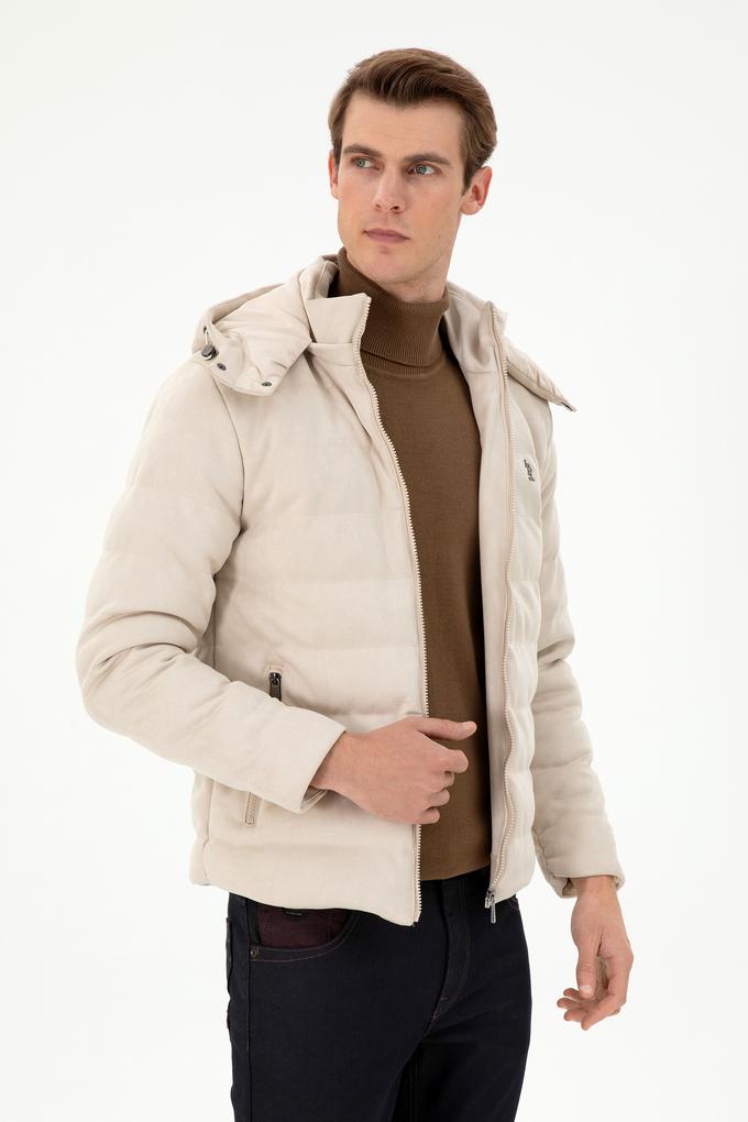 Erkek Bej Deri Ceket