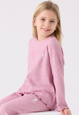 Kız Çocuk Mor Pijama Takımı - 50299773001