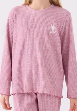 Kız Çocuk Mor Pijama Takımı - 50299773001