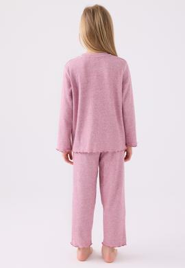 Kız Çocuk Mor Pijama Takımı - 50299773001