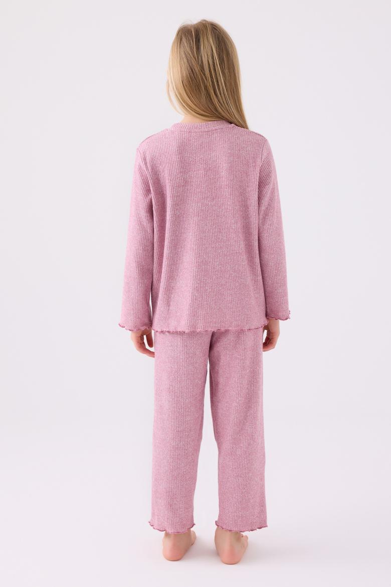 Kız Çocuk Mor Pijama Takımı - 50299773001