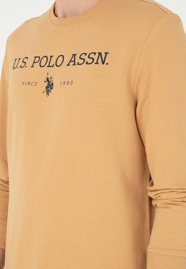 Erkek Camel Sweatshirt - 50293362026