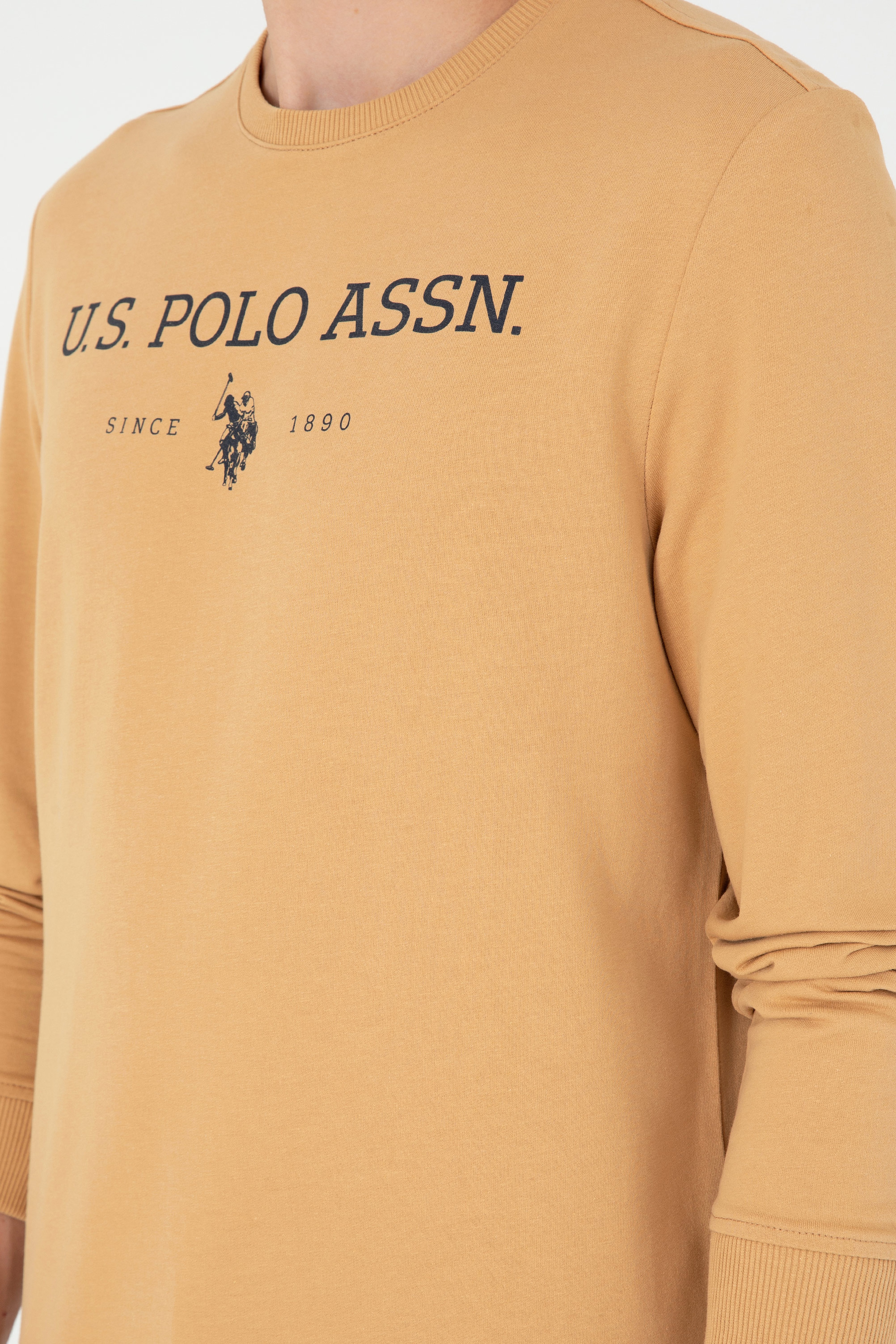 Erkek Camel Sweatshirt