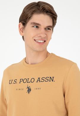 Erkek Camel Sweatshirt - 50293362026