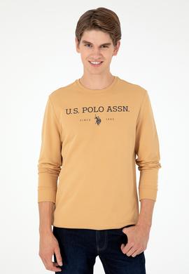 Erkek Camel Sweatshirt - 50293362026