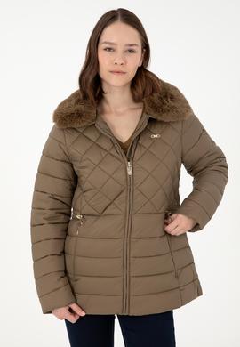 Kadın Haki Mont - 50291021059