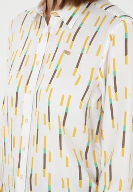 Kadın Haki Uzun Kollu Gömlek - 50291103004