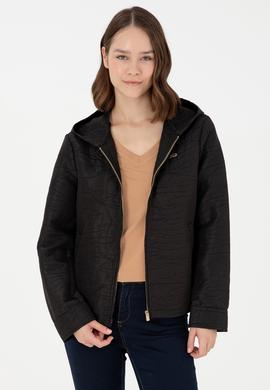 Kadın Siyah Mont - 50292333014