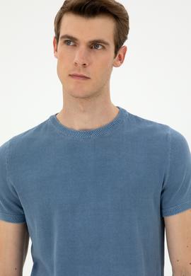 Erkek İndigo Kazak - 50280457016