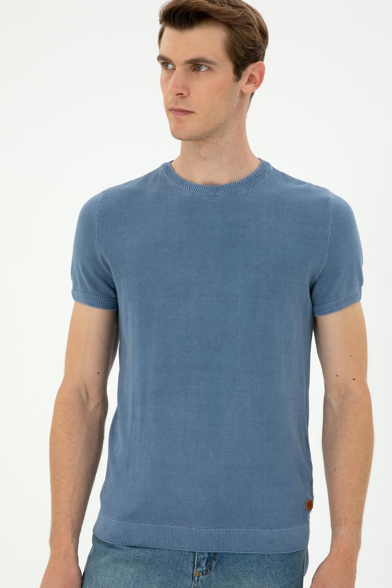 Erkek İndigo Kazak - 50280457016