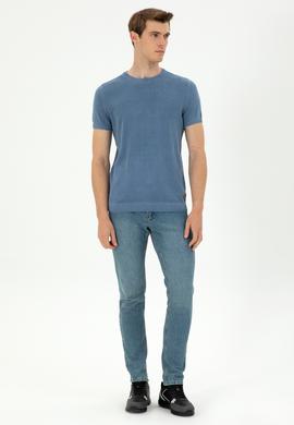 Erkek İndigo Kazak - 50280457016