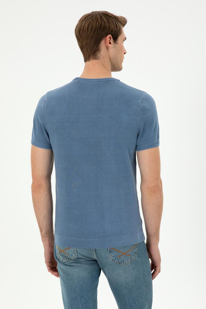 Erkek İndigo Kazak - 50280457016